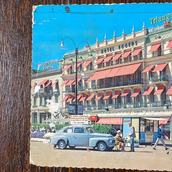 Vintage postcard, Hotel Eggers and Triangle - Kaffe, Göteborg souvenir postcard - Picture 2 of 6
